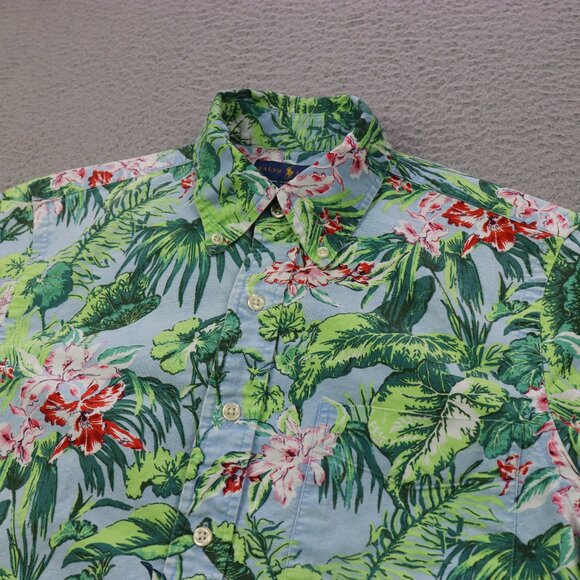Polo Ralph Lauren Other - Ralph Lauren Shirt Mens Small Slim Fit Multicolor Floral Hawaiian Button Down